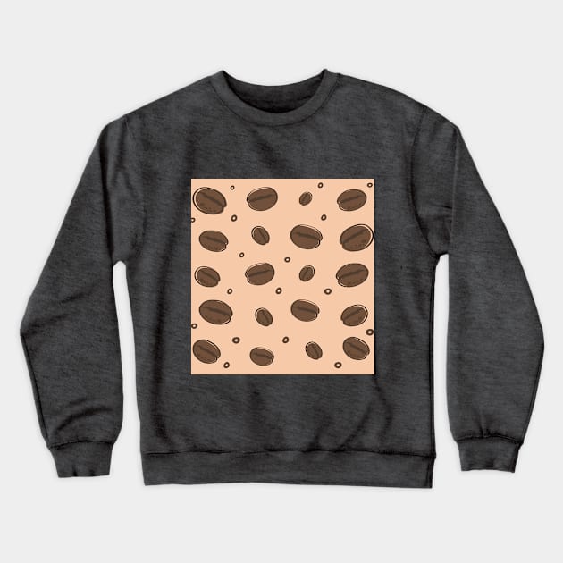 Coffee bean Crewneck Sweatshirt by navonil